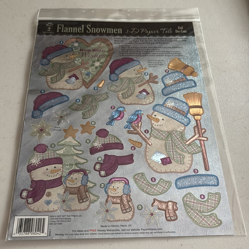 Winter Wishes Snowman Craft Kit